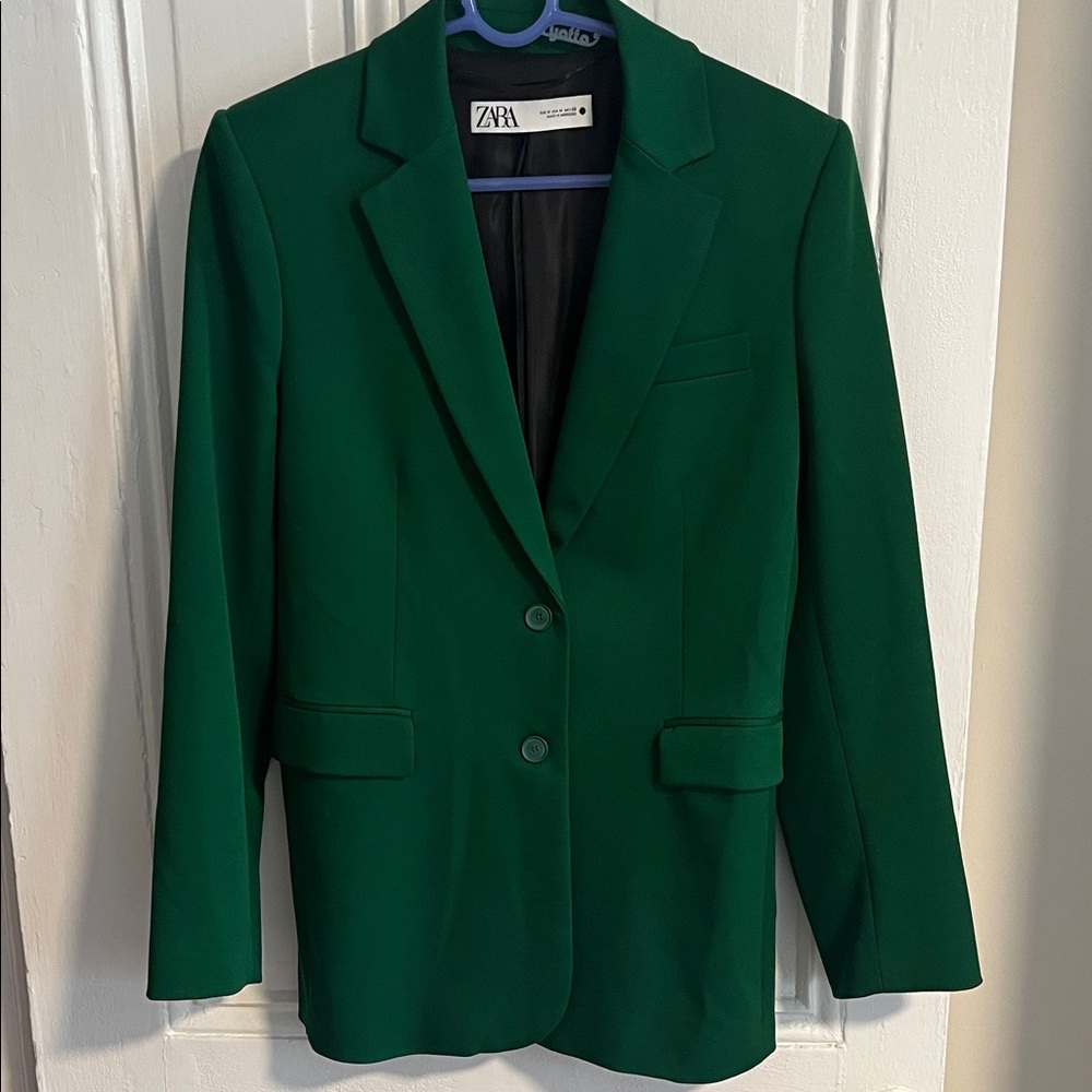 Zara Women's Green Blazer